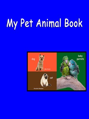 cover image of My Pet Animal Book